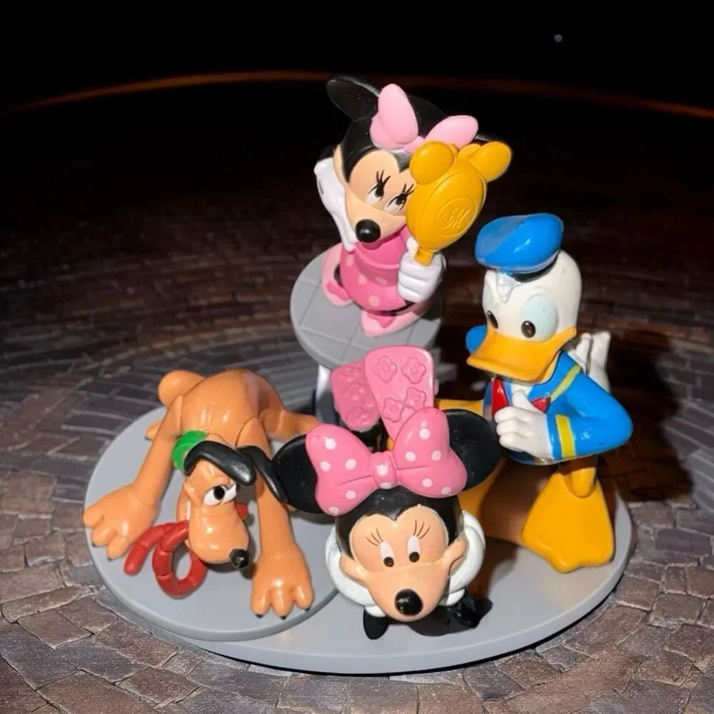 Disney's Cake Toppers Minnie Pluto Donald Duck Figures Toppers A48
